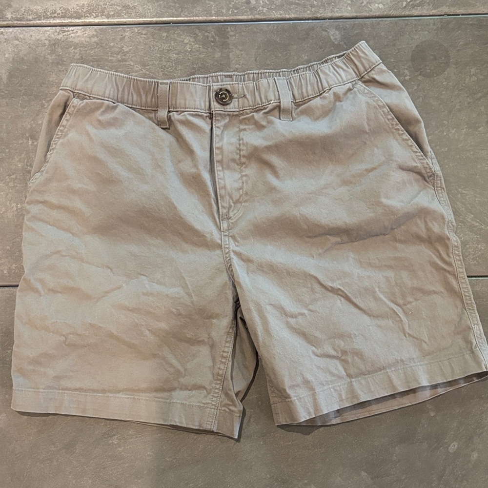 chubbies Grey Flat-Front Men's Shorts